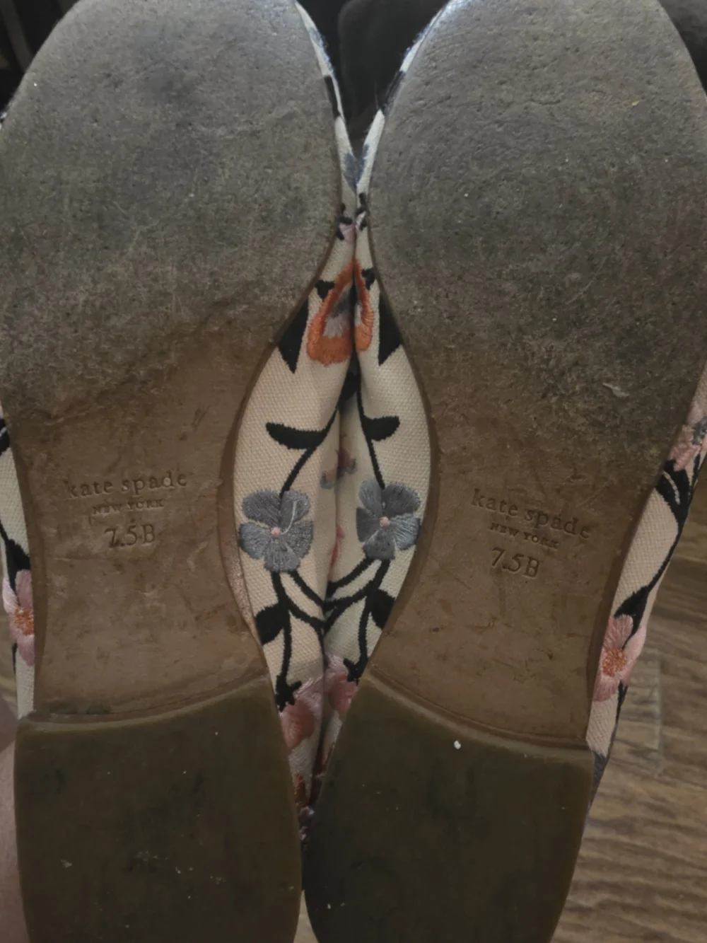 kate spade cream ballet
